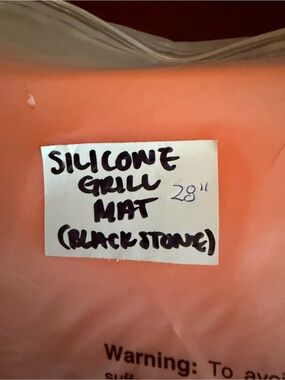 Blackstone Orange Silicone Grill Mat